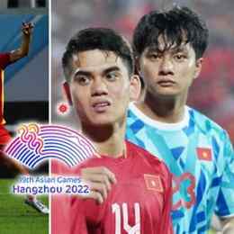 kết quả bóng đá asiad hôm nay