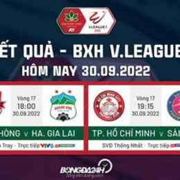 kết quả bóng đá v league 2025