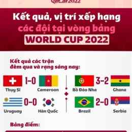 kết quả world cup bóng đá