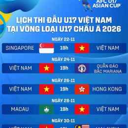 lịch bóng đá u17 đông nam á