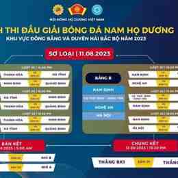 lịch thi đáu bóng đá