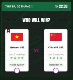 tính năng nổi bật kết quả bóng đá u23 việt nam u23 trung quốc