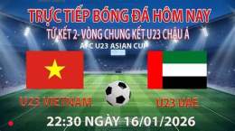tính năng nổi bật trực tiếp bóng đá việt nam và uae hôm nay