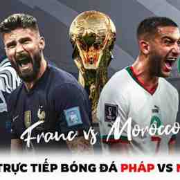 trực tiếp bóng đá pháp maroc